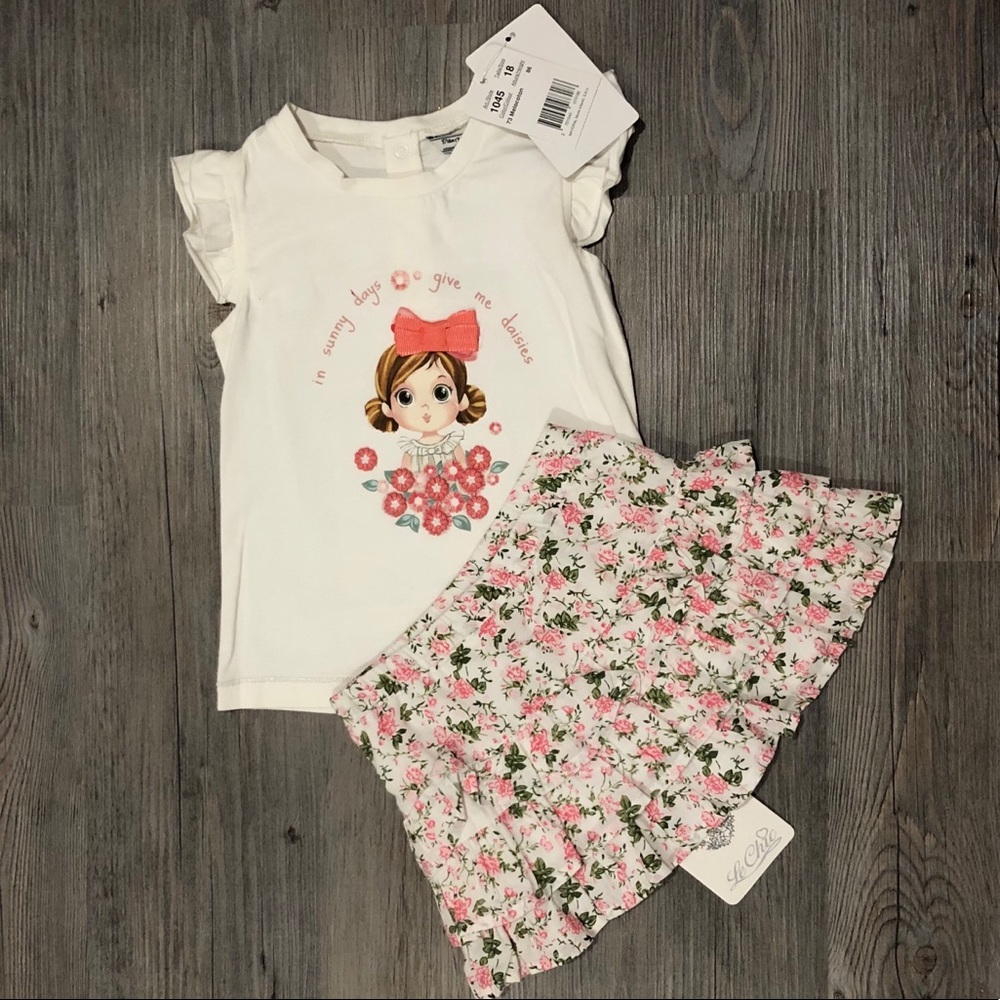 NET shirt&skirt set for 18M